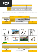 Plan de Entrenamiento de 4 Semanas