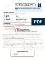 ACTIVIDAD DE APRENDIZAJE N°21 Comuni 05-07