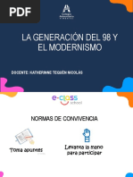 Generación Del 98 y Modernismo