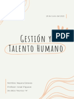 Taller de Gestion y Talento Humano