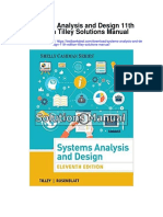 Systems Analysis and Design 11th Edition Tilley Solutions Manual