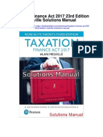 Taxation Finance Act 2017 23rd Edition Melville Solutions Manual