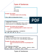 Simple Compound Complex Sentences