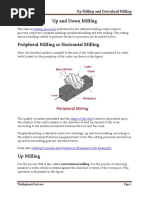 Up and Down Milling