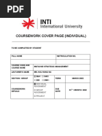 Mgt4216e Strategic Management - Ia