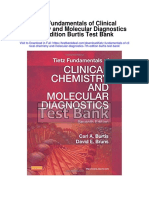 Tietz Fundamentals of Clinical Chemistry and Molecular Diagnostics 7th Edition Burtis Test Bank