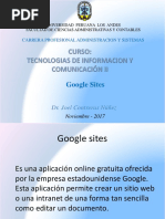 Google Sites: Dr. Joel Contreras Núñez