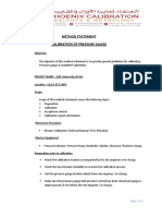 METHOD STATEMENT PRESSURE GAUGE UAE Uni.