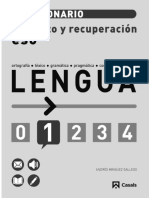 Solucionario Refuerzo y Recuperación de Lengua 1