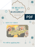 The Beauty of Ramadhan