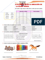 Clases de Palabras - Práctica - 4° Prim.