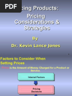 Pricing Products: Pricing Considerations & Strategies