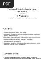 Lesson 2 Theoretical Models of Motor Control and Learning 1