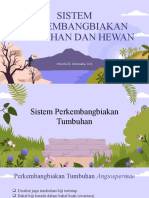 Sistem Perkembangbiakan Tumbuhan Dan Hewan