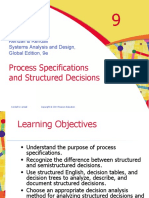 9.1 Process Specifications and Structured Decisions