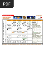 October 2011 Group Fitness Schedule