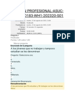 Gestión Profesional Evaluacion de Entrada