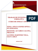 Aplicaciones Opticas en Geologia