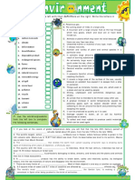 The Environment Vocabulary Practice