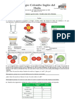 Actividad Química Grado Sexto Clasificacion de La Materia