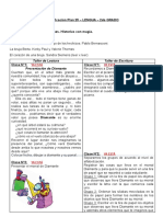 Planificación Plan 25 Lengua 2 GRADO