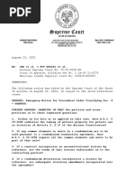 Order, Cao v. PFP Dorsey, No. CV-22-0228-PR (Ariz. Aug. 23, 2023)