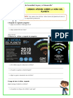 Ficha-Juev-Plan Lector-Leemos Afiches Sobre La Hora Del Planeta