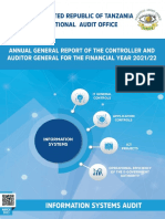 Annual General Report On The Audit of Information Systems FY 2021-22