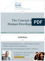 The Concept of Human Development