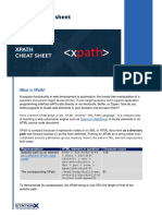 Xpath Cheat Sheet