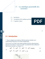 Chapitre 5 - La Cinétique Ponctuelle Des Réacteurs