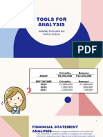 Horizontal and Vertical Analysis, Financial Ratios