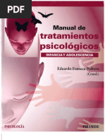 Eduardo Fonseca Pedrero - Manual de Tratamientos Psicológicos - Infancia y Adolescencia-Pirámide (2021)