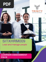 SITXHRM009 Assessment THEORY