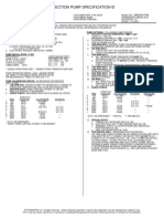 Injection Pump Specification ©: Use Latest Revision For All Referenced Documents