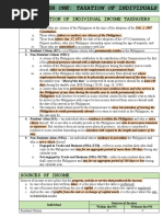 Classification of Individual Income Taxpayers