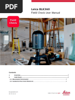 Leica BLK360 - Field Check User Manual v1.0.0