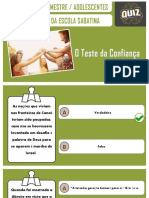 Quiz Lição 1 - Adolescentes