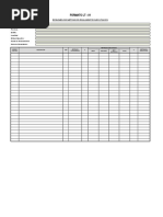 Formatos Liquidacion Técnica FL 01 Al 10