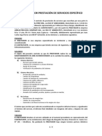 Contrato Por Prestación de Servicios Específico 02.3.2019