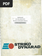 Striko Dynarad Electric Melting and Holding Furnace Manual EC-1500