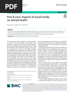 Pros & Cons Impacts of Social Media