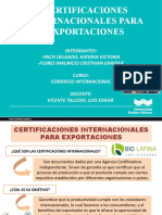 Comercio Internacional - Certificaciones Internacionales