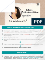 3 - Slides - Texto Dissertativo-Expositivo