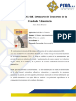 EDI - 3 y EDI 3 RF. Inventario de Trastornos de La Conducta Alimentaria