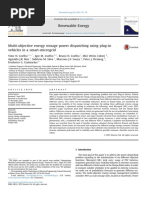 Multi-Objective Energy Storage Power Dispatching Using Plug-In Vehicles in A Smart-Microgrid