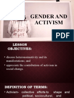 Gender and Activism