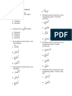 Latihan Soal Bahasa Arab Kelas IX