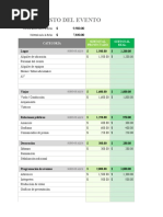 IC Event Budget Template 27175 - ES