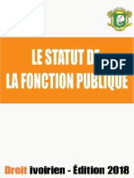 Le Statut de La Fonction Publique Nouveau